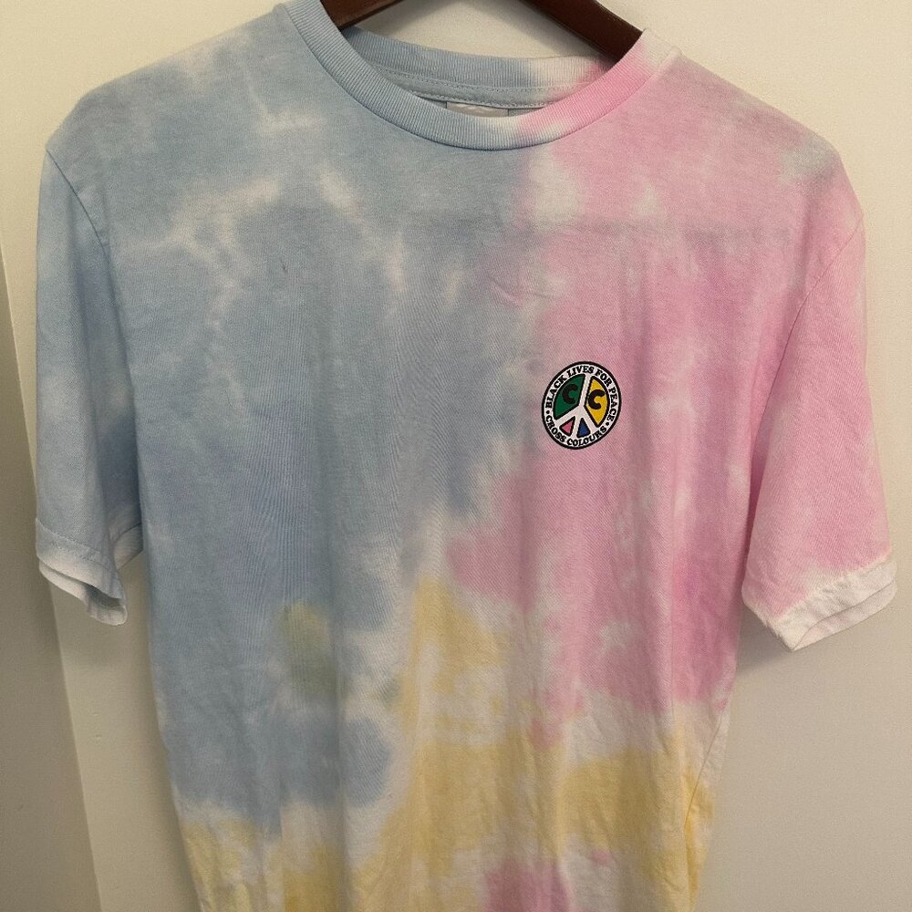 Cross Colours Tie-Dye "Black Lives for Peace" Shirt